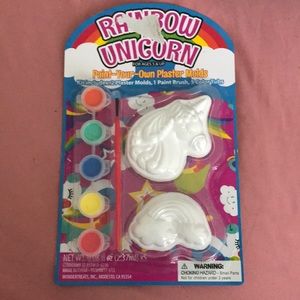 Rainbow unicorn coloring molds